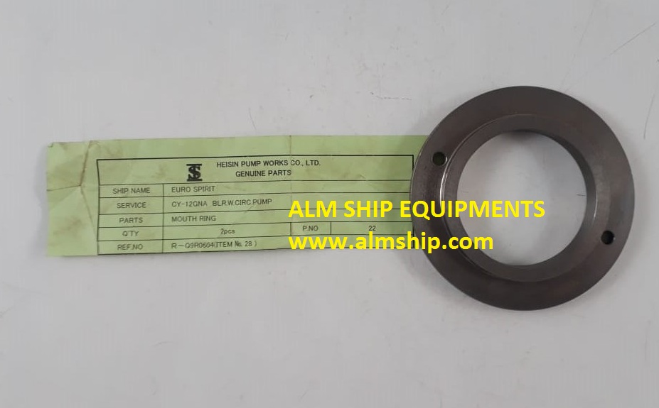 MOUTH RING FOR HEISHIN PUMP CY12GNA ALM SHIP EQUIPMENTS